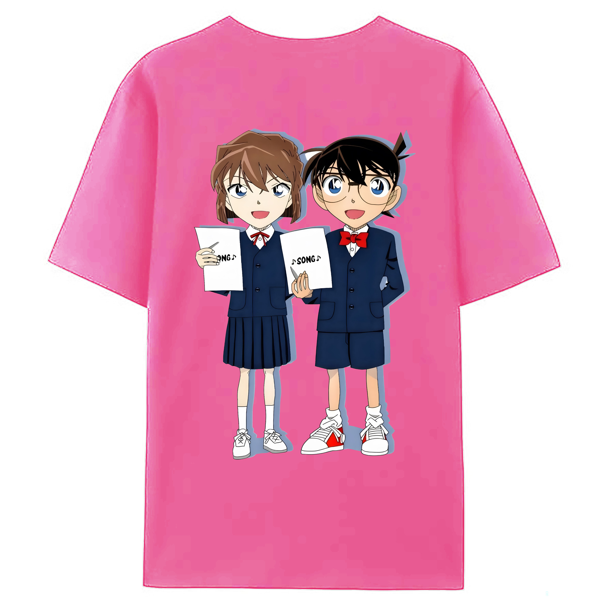 （画像用） 名探偵コナン 灰原 哀 はいばら あい Detective Conan Anita Hailey、Vi Graythorn Haibara Ai レディース半袖Tシャツ(バックプリント)